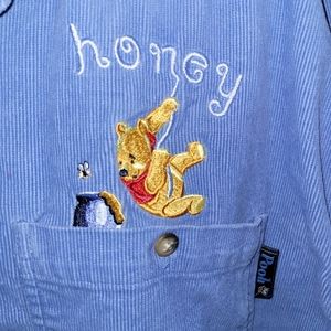 Disney Pooh corduroy shirt/jacket